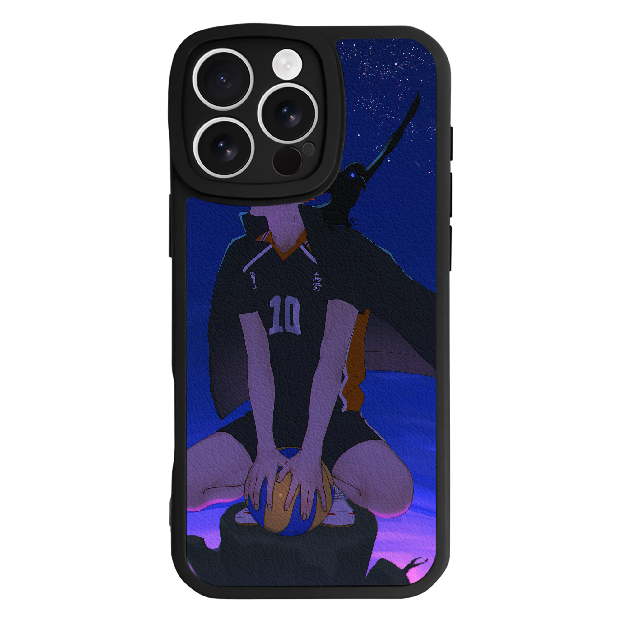 （画像用） ハイキュー!! Haikyu!! 【iPhone 16シリーズ対応】シリコンスマホケース（レザー調） 材質：シリコン